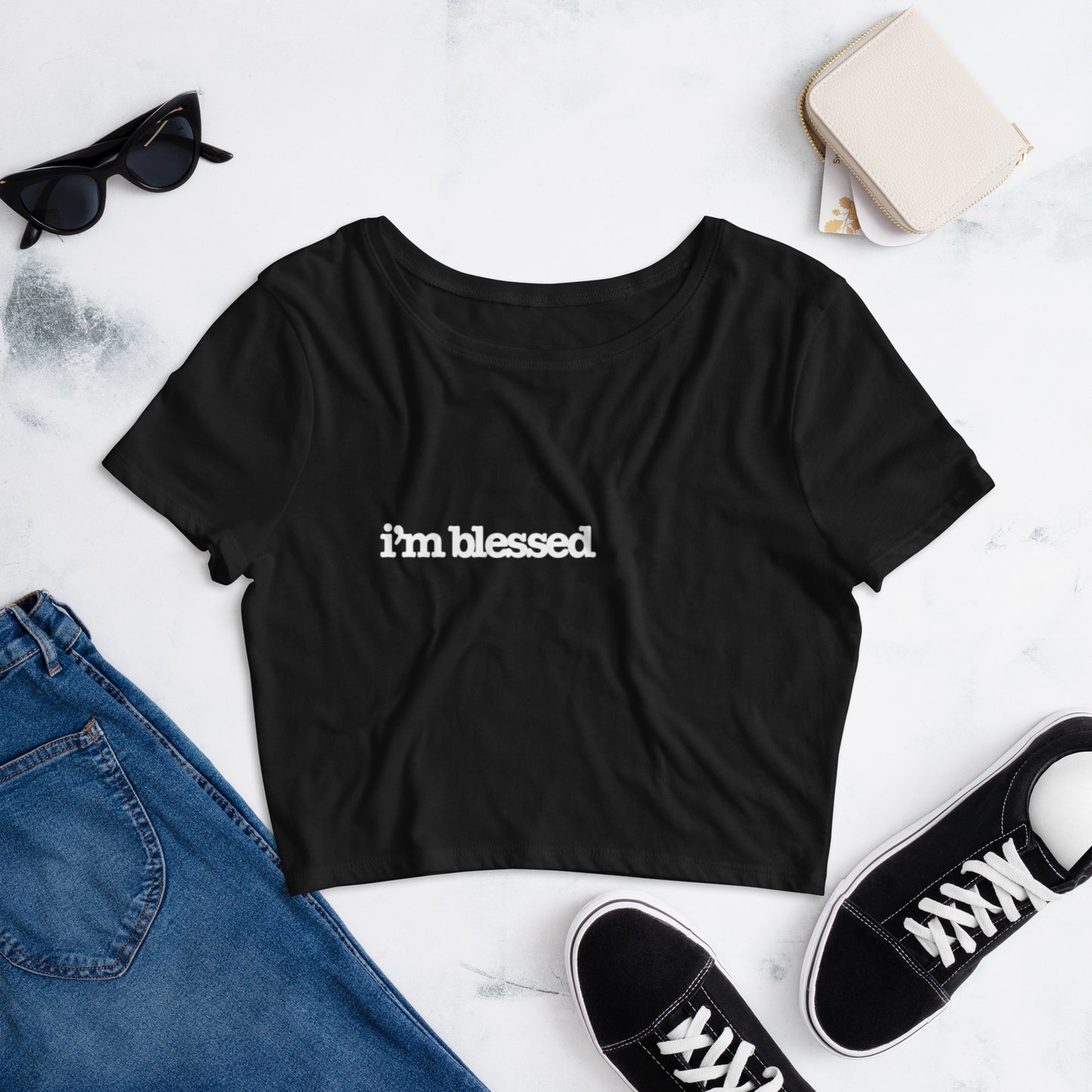 I’m blessed Crop Tee