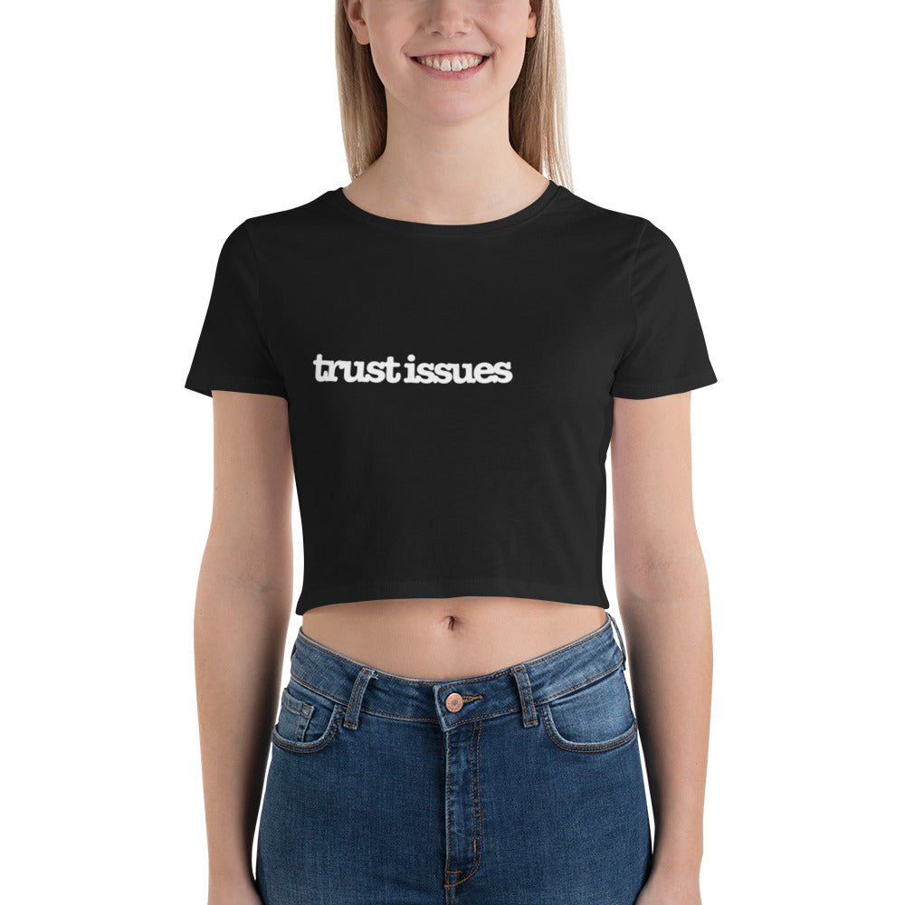 Trist Issues Crop Tee