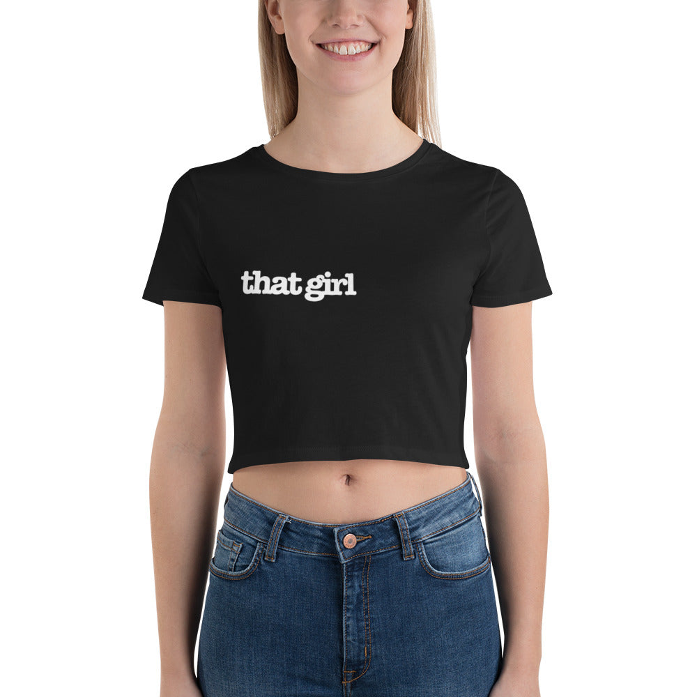 That girl Crop Tee