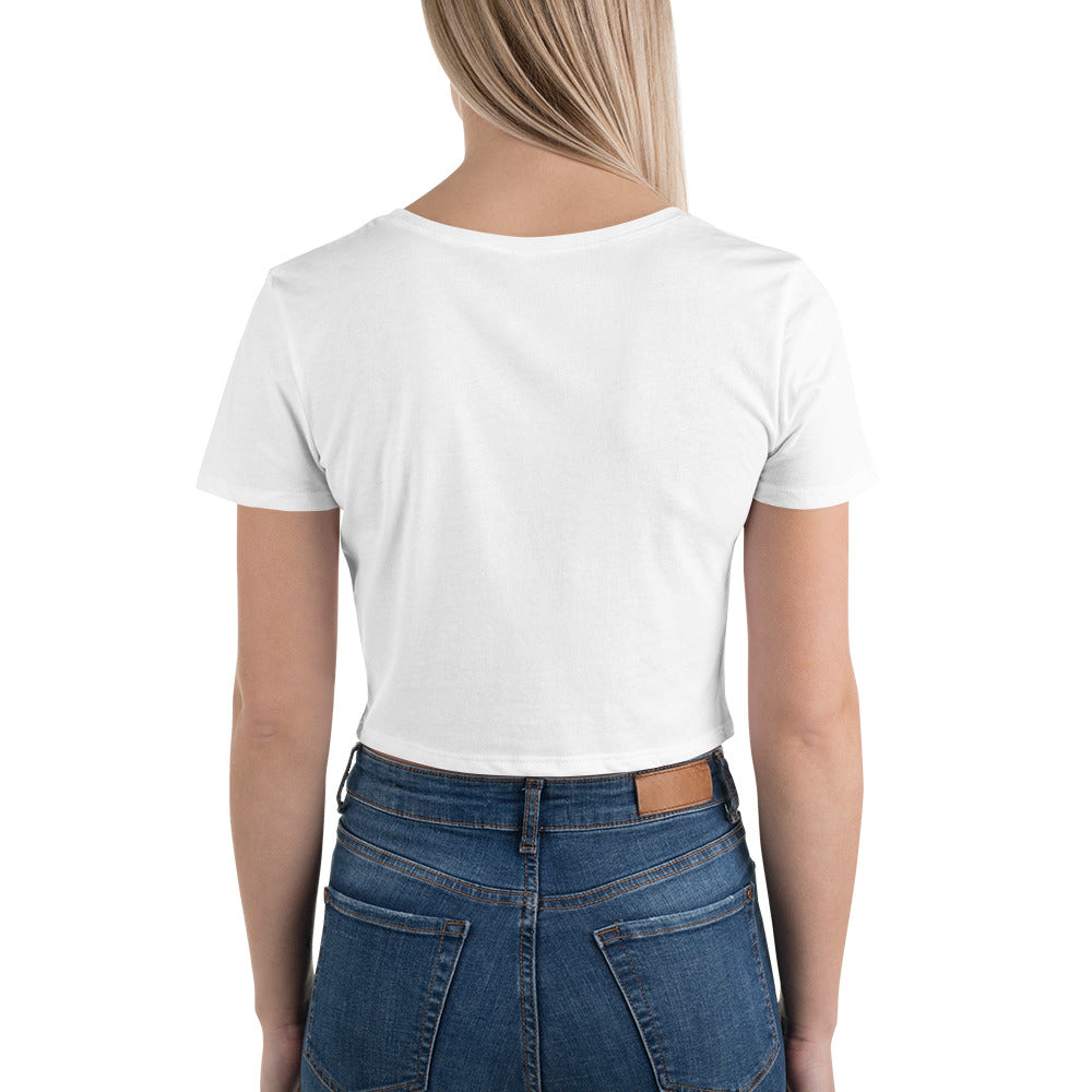 Sagittarius Baby White Crop Tee